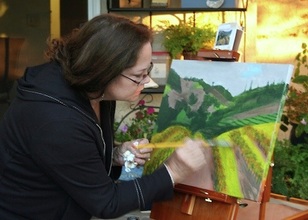 Private Landscape Painting workshop, art workshp, Karen Lynn Ingalls