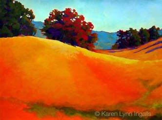 Landscape Painting, art workshop, painting workshop, acrylic painting, Karen Lynn Ingalls